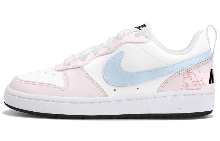 Nike Nike Court Borough Low top Skateboard Shoes Women's Blue Pink