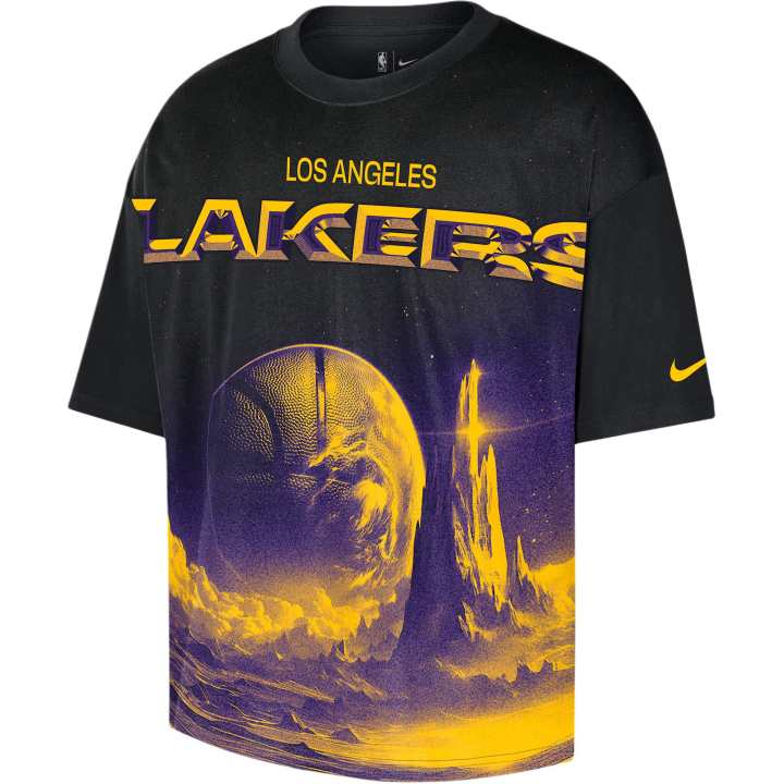 Nike Nike Los Angeles Lakers Courtside Men's Nike Nba Boxy T-Shirt