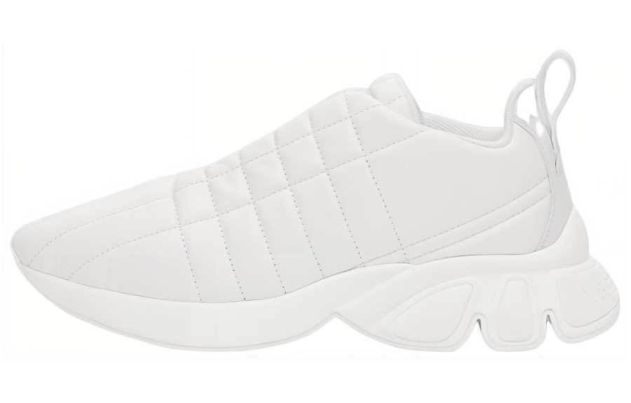 Burberry Quilted Leather Sneaker White Women's