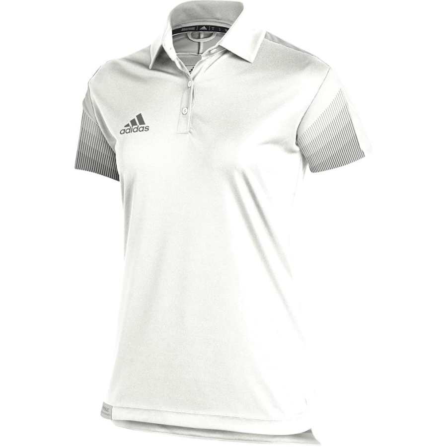 Adidas Adidas Polo Shirts Women's White Polo Collar Moderate Other