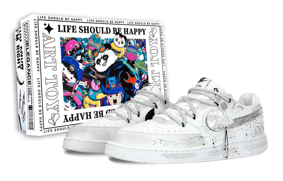 Nike Nike Court Vision 1 Maris Sal Bubbles, With Dragon Spirit Abrasion Resistant Slip Resistant Low top Skateboard Shoes
