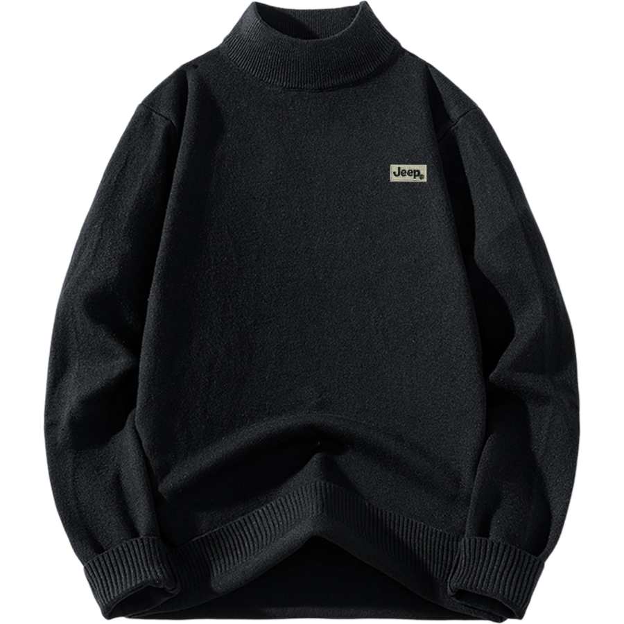 Jeep Knitwear Unisex Half Turtleneck Thickened Base Layer