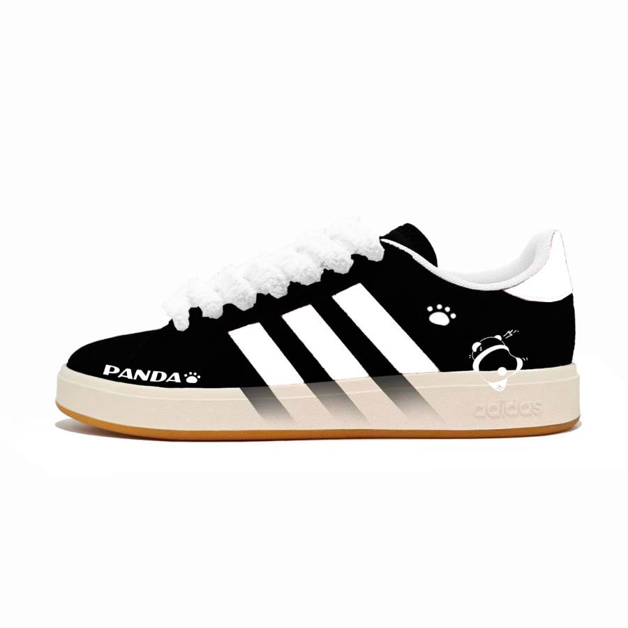 Adidas Adidas Grand Court Base 00s Bear Small Group Abrasion Resistant Slip Resistant Low top Skateboard Shoes Unisex