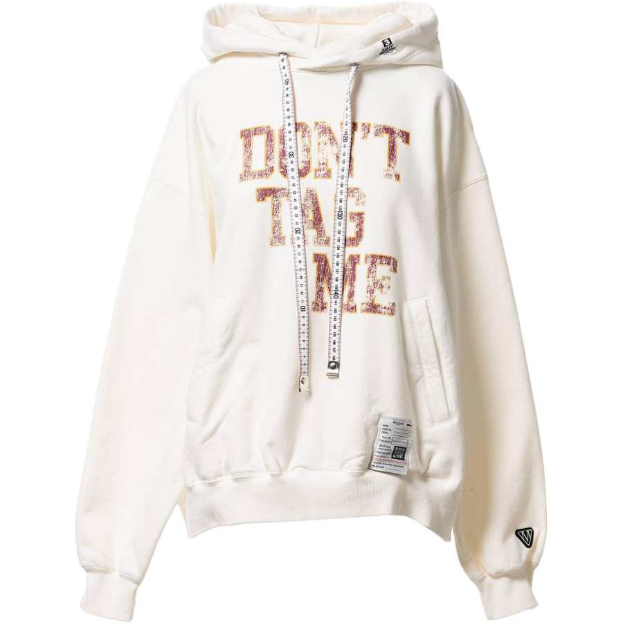 Maison Mihara Yasuhiro SS26 Don't Tag Me Printed Hoodie Sweatshirt Women's