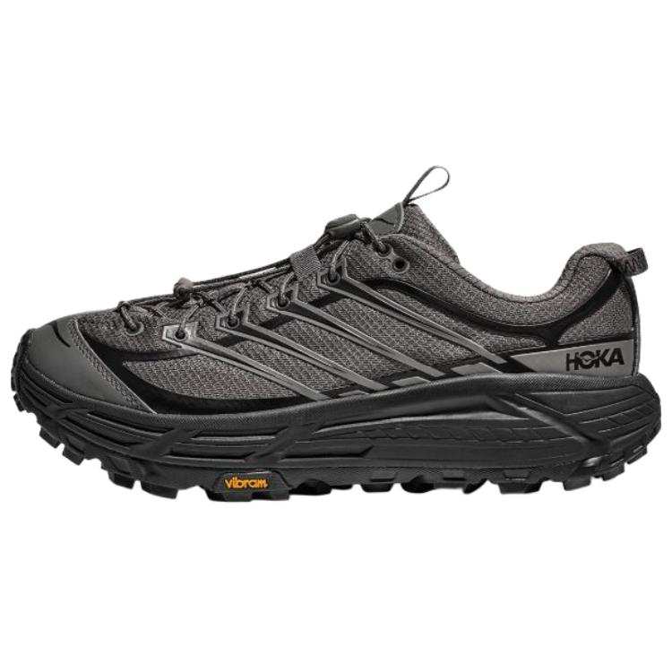 HOKA ONE ONE Mafate Three 2 Trail Running Shoes Unisex Gray Black