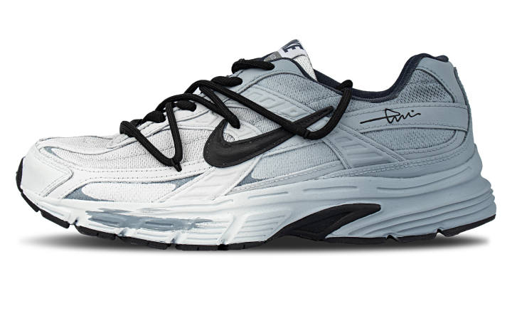 Nike Nike Fabric Cushioning Slip Resistant Low top Casual Training City Commuting Running Shoes Unisex White Blue Gradient