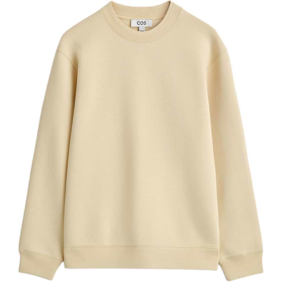 COS Sweatshirts Men's Yellow Crew Neck Moderate