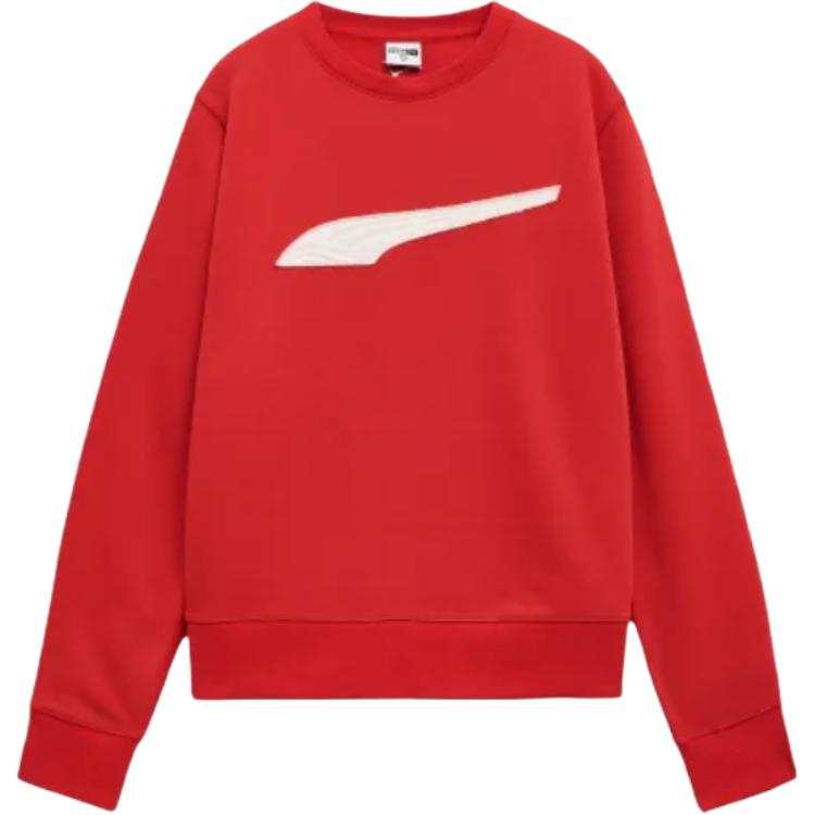 PUMA PUMA Sweatshirts Men's Red Crew Neck Moderate