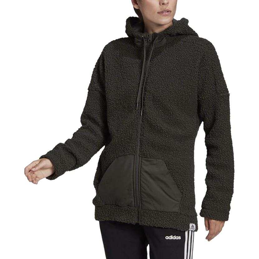 Adidas Adidas Jackets Women's Earth Tone Hooded Moderate Other