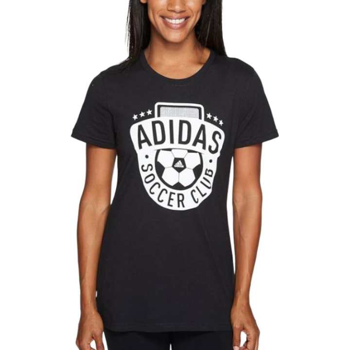 Adidas Adidas T Shirts Women's Black Crew Neck