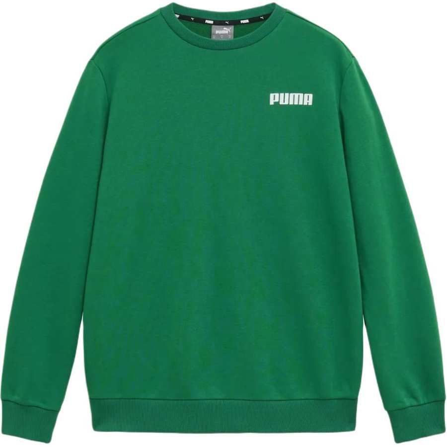PUMA Sweatshirts Men's Green Crew Neck Moderate