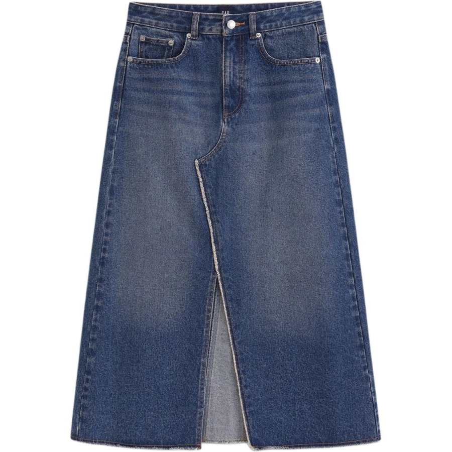 GAP x ZHONGGUOJINGJU Denim Long Skirt Women's