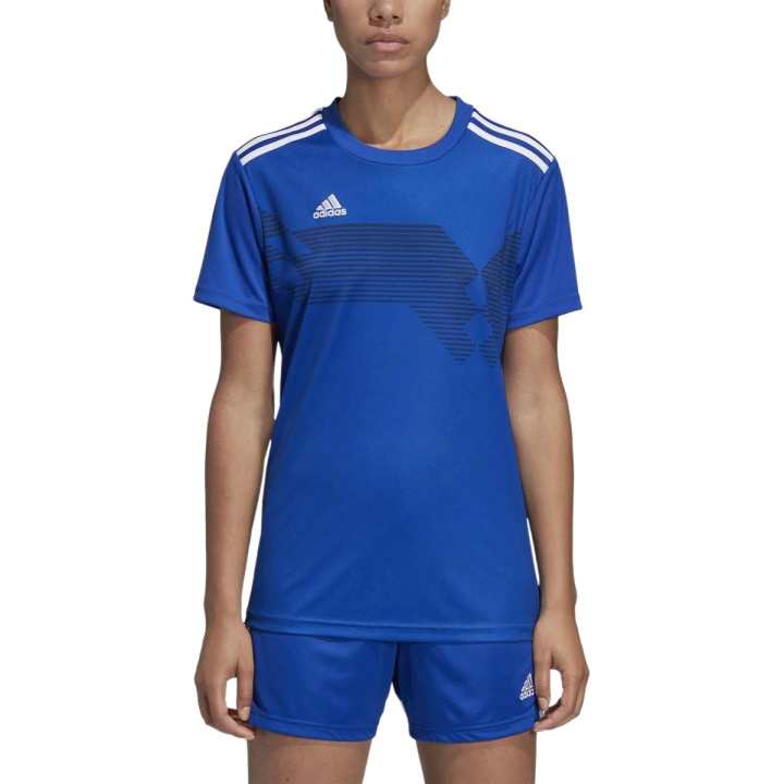 Adidas Adidas Soccer Jerseys Women's Blue Crew Neck Moderate