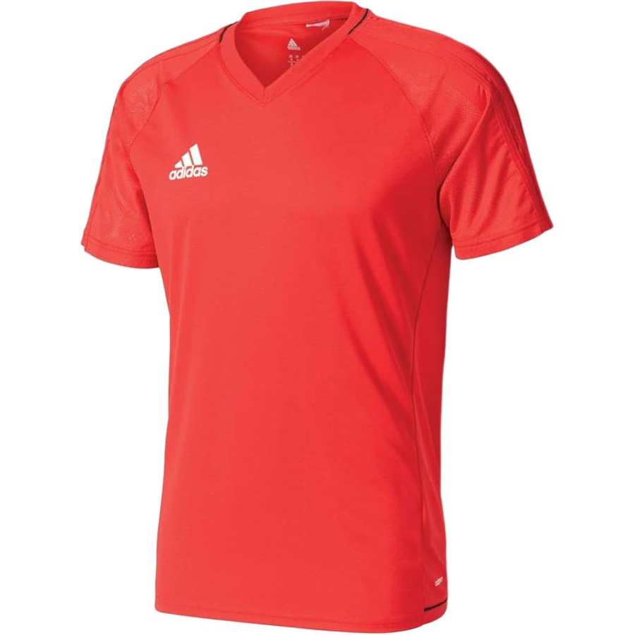 Adidas Adidas TIRO 17 T Shirts Men's Scarlet V Neck