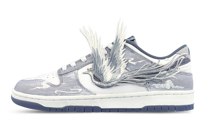 Nike Nike Dunk Low top Skateboard Shoes Men's White Gray