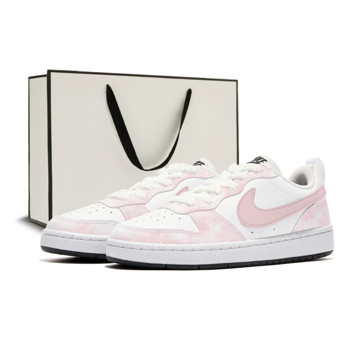 Nike Nike Court Borough Slip Resistant, Abrasion Resistant, Breathable Low top Skateboard Shoes GS