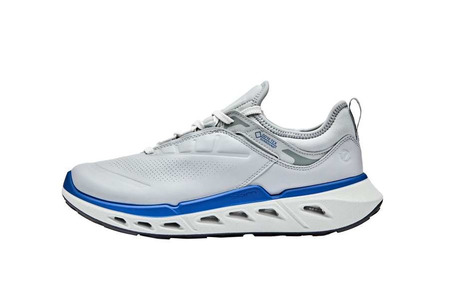 Ecco SS26 BIOM 720 Collection Textile, Cow Leather Casual Shoes Men's Concrete Gray