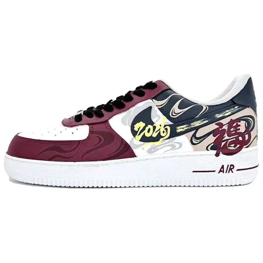 Nike Nike Air Force 1 Fantastical Horse, Auspicious Blessing Abrasion Resistant Slip Resistant