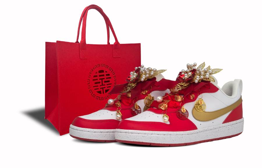 Nike Nike Court Borough Harmony And Eternal Companionship, New Chinese Style Slip Resistant Cushioning Abrasion Resistant