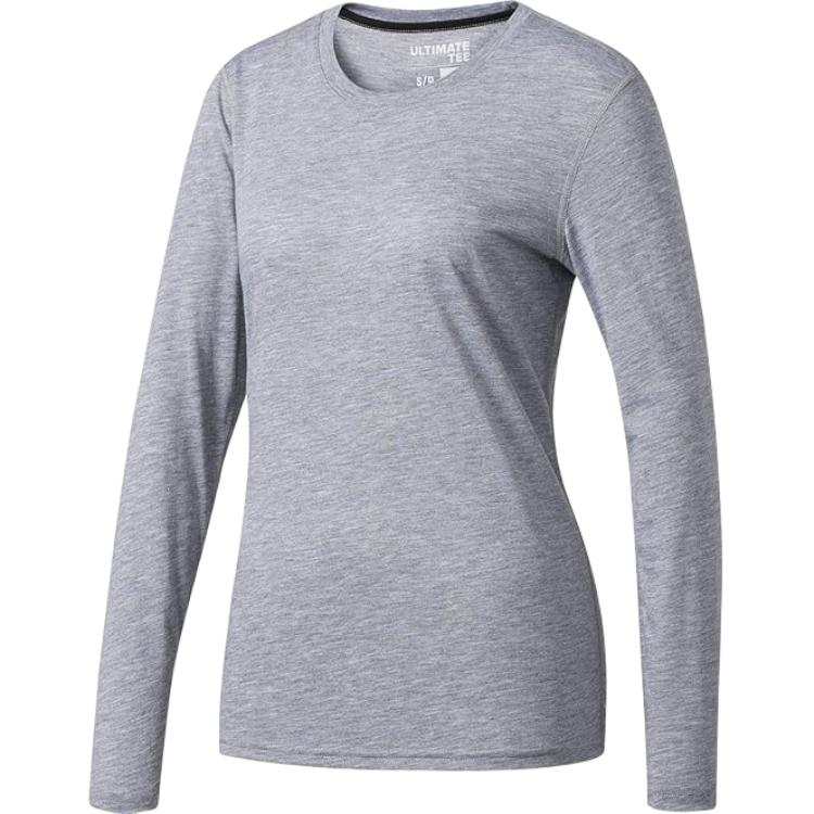 Adidas Adidas T Shirts Women's Gray Crew Neck