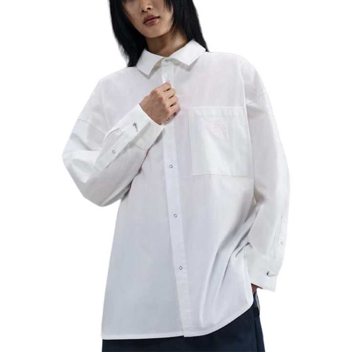 Nike Nike Shirts Women's White Lapel Moderate