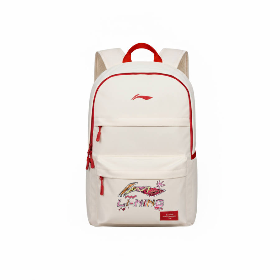Li-Ning Li Ning Polyester Backpack Regular Unisex Beige