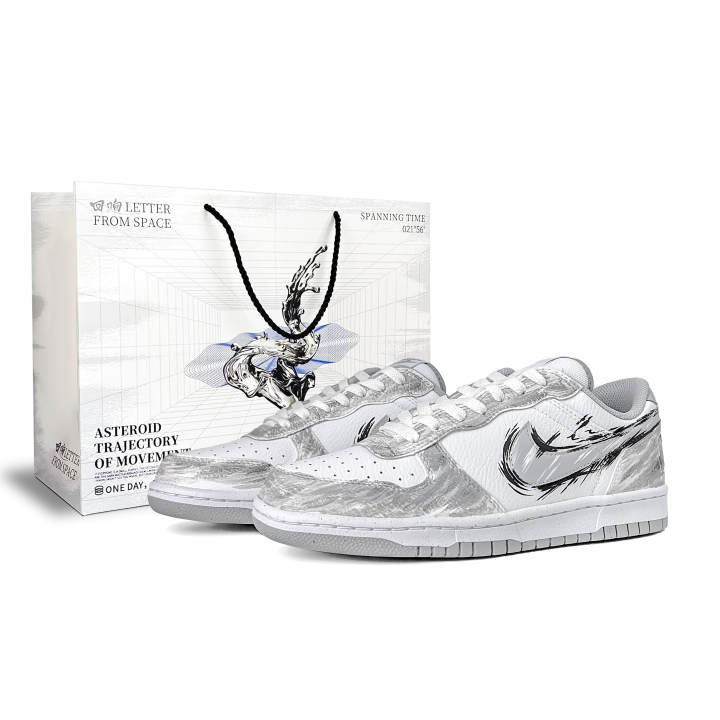 Nike Nike Big Ink Stain Abrasion Resistant Slip Resistant Abrasion Resistant Slip Resistant Low top Skateboard Shoes Men's