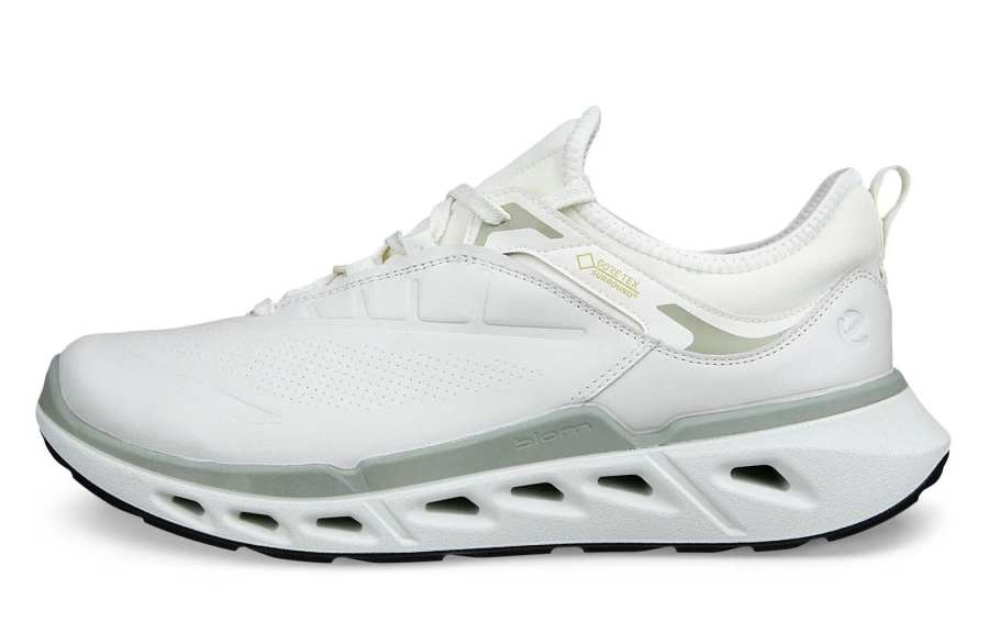 Ecco SS26 BIOM 720 Collection Textile, Cow Leather Casual Shoes Men's White