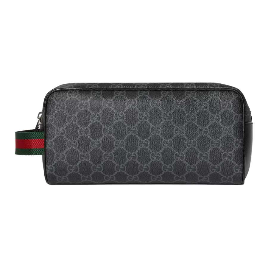 GUCCI Coated Fabric Toiletry Bag Small Women's Black