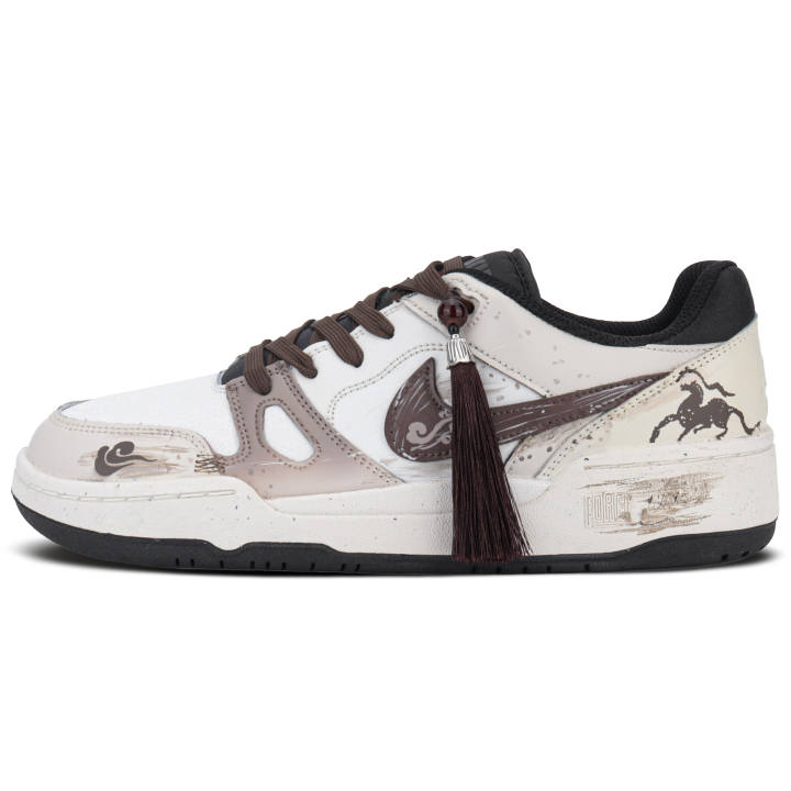 Nike Nike Full Force Low top Skateboard Shoes Men's Brown