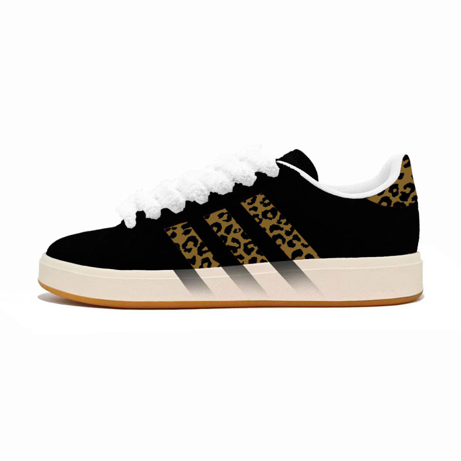 Adidas Adidas Grand Court Base 00s Night Brown Abrasion Resistant Slip Resistant Low top Skateboard Shoes Unisex Black Brown