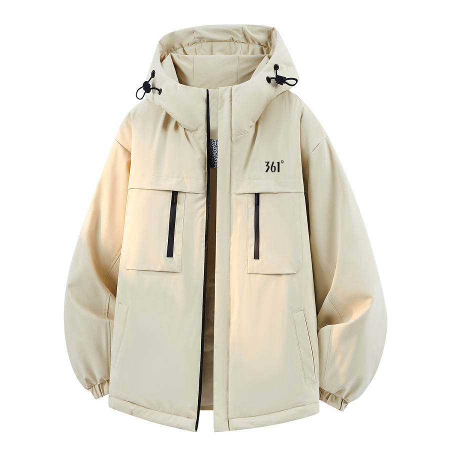 361° Puffer Jackets Unisex Tumbleweed Hooded Thickened Puffer Jacket