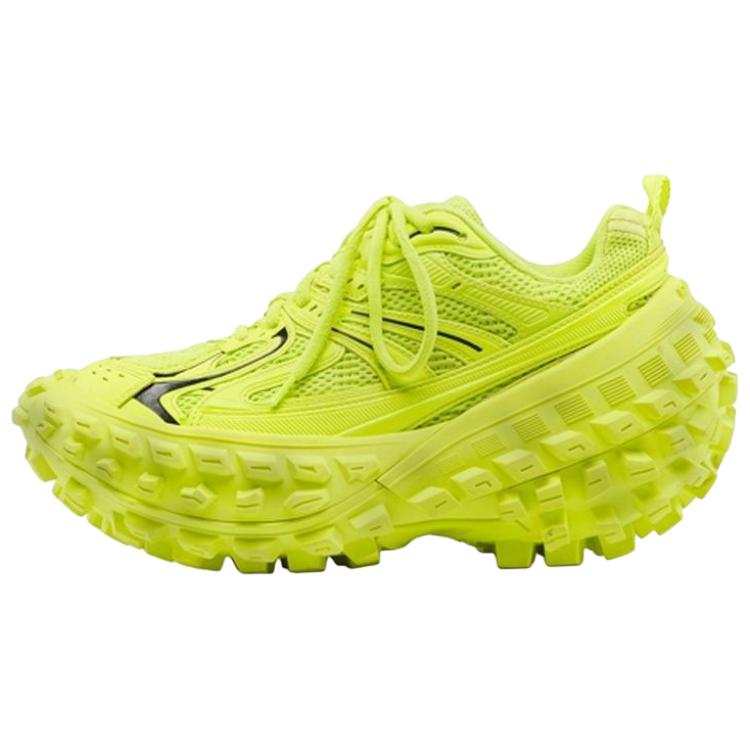 Balenciaga Bouncer Fabric Low top Sports Casual Shoes Women's Green