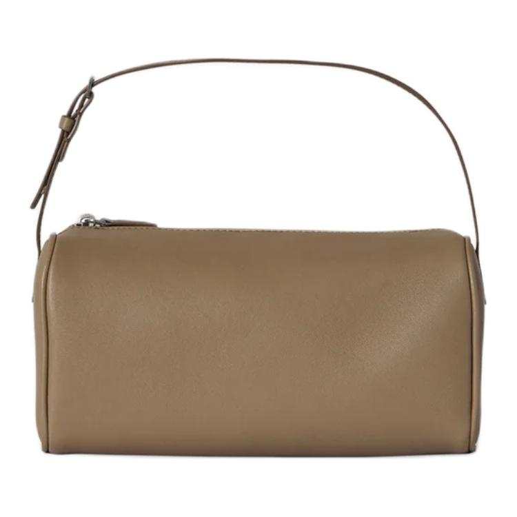 THE ROW 90's Lambskin Handbag Women's Stone Umber