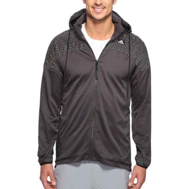 Adidas Adidas Jackets Men's Black Hooded Moderate Other