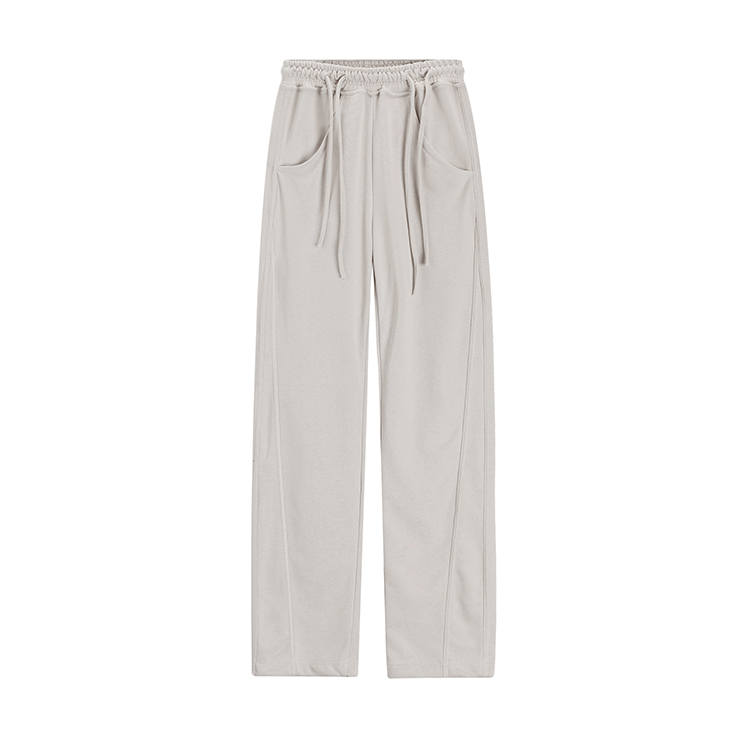 MOMMANWA Casual Pants Women's Apricot Moderate Sweatpants