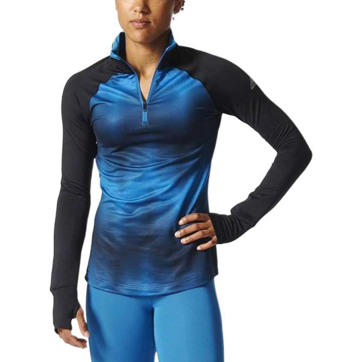 Adidas Adidas T Shirts Women's Blue Stand Collar