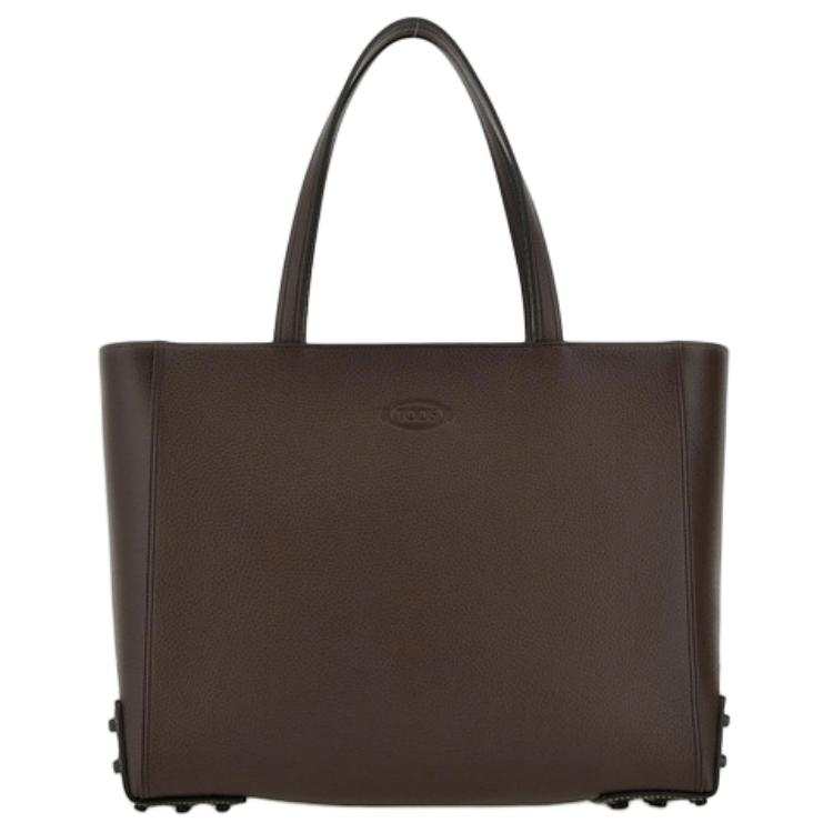 TOD'S TOD'S Cow Leather Shoulder Bag Medium Men's Brown