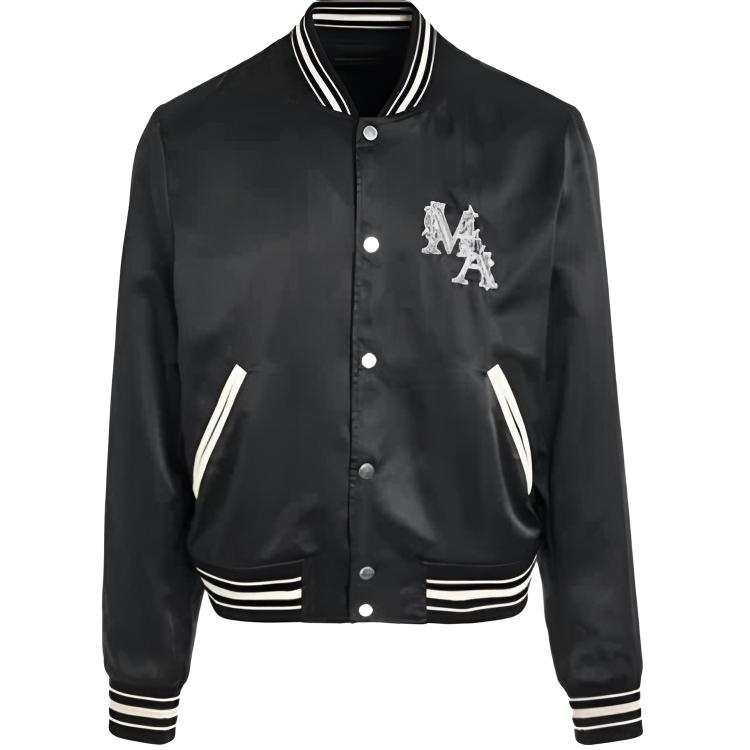AMIRI AMIRI Jackets Unisex Black Stand Collar Moderate Pilot