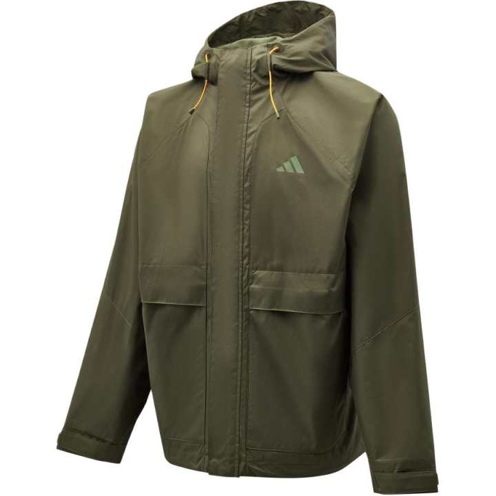 Adidas Adidas Jackets Men's Army Green Hooded Moderate Other