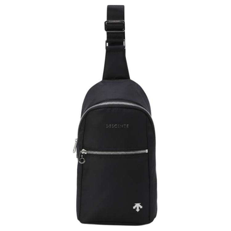 DESCENTE Nylon Crossbody Bag Sling Bag Women's Black
