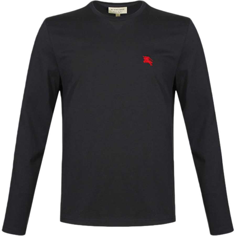 Burberry T Shirts Men's Black Crew Neck Moderate Other