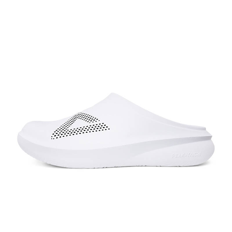 PEAK PEAK Closed Toe Slippers Men's White Black