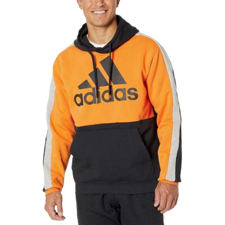 Adidas Adidas Sweatshirts Men's Orange Hooded Moderate