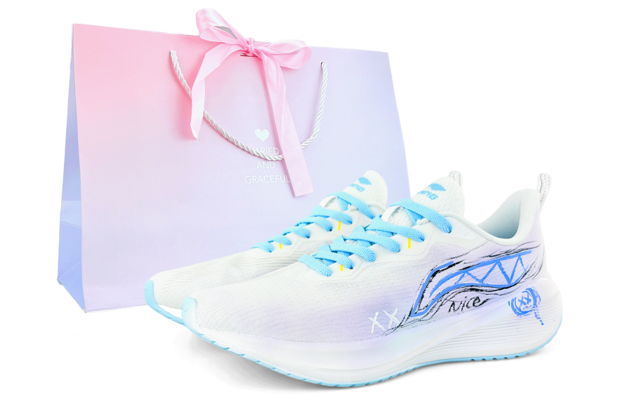 Li-Ning Li Ning Wuyue Cushioning Abrasion Resistant Low top Casual Training Long Distance Running Shoes Men's