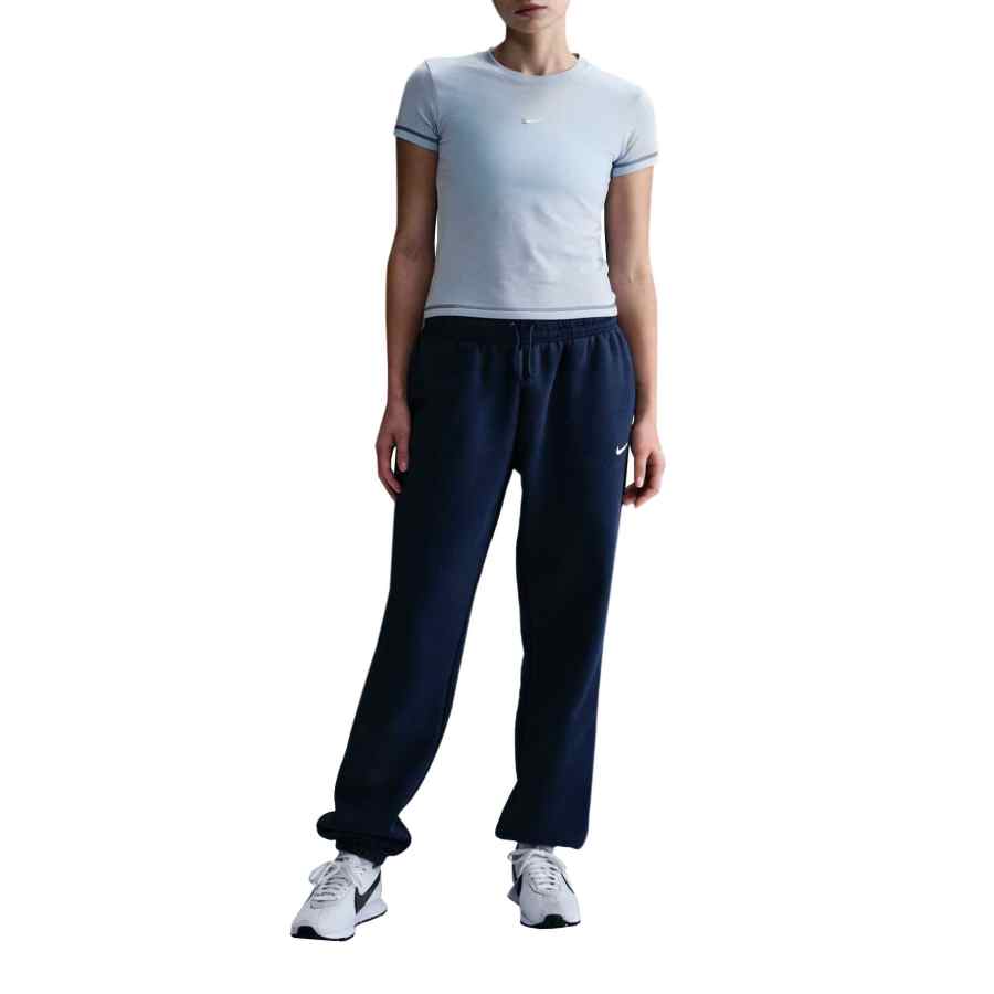 Nike Nike Sportswear T Shirts Women's Light Armory Blue Crew Neck Moderate Straight Fit