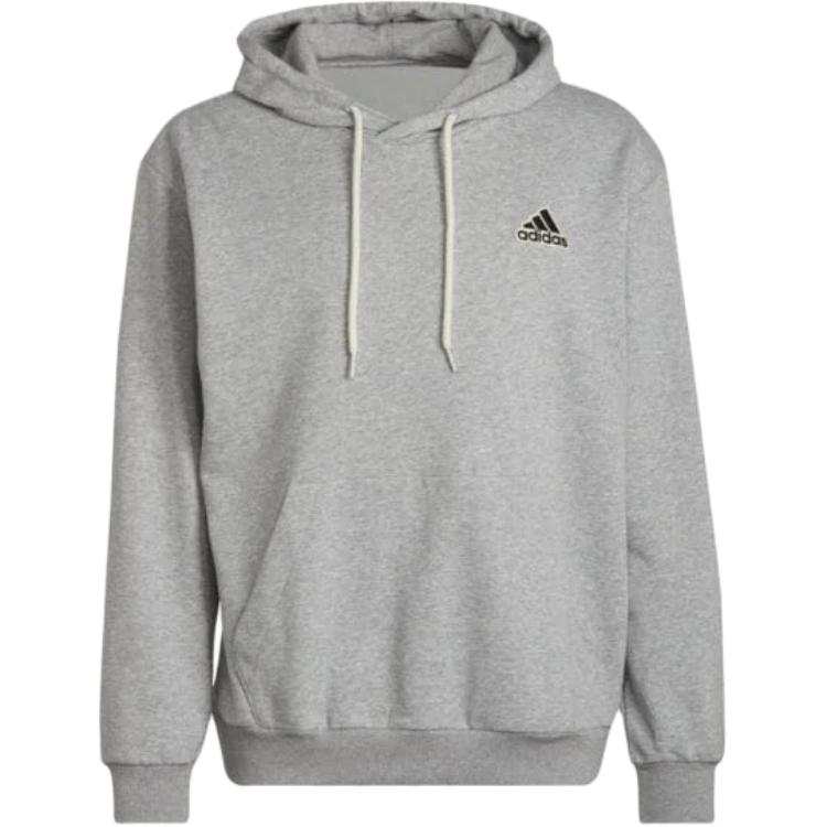 Adidas Adidas Sweatshirts Men's Gray Hooded Moderate