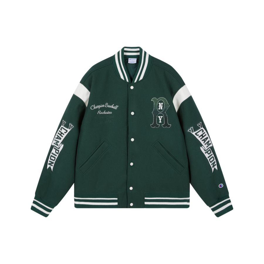 Champion Champion Puffer Jackets Unisex Baseball Collar Thickened