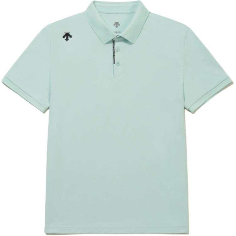 DESCENTE Polo Shirts Unisex Polo Collar Moderate Straight Fit