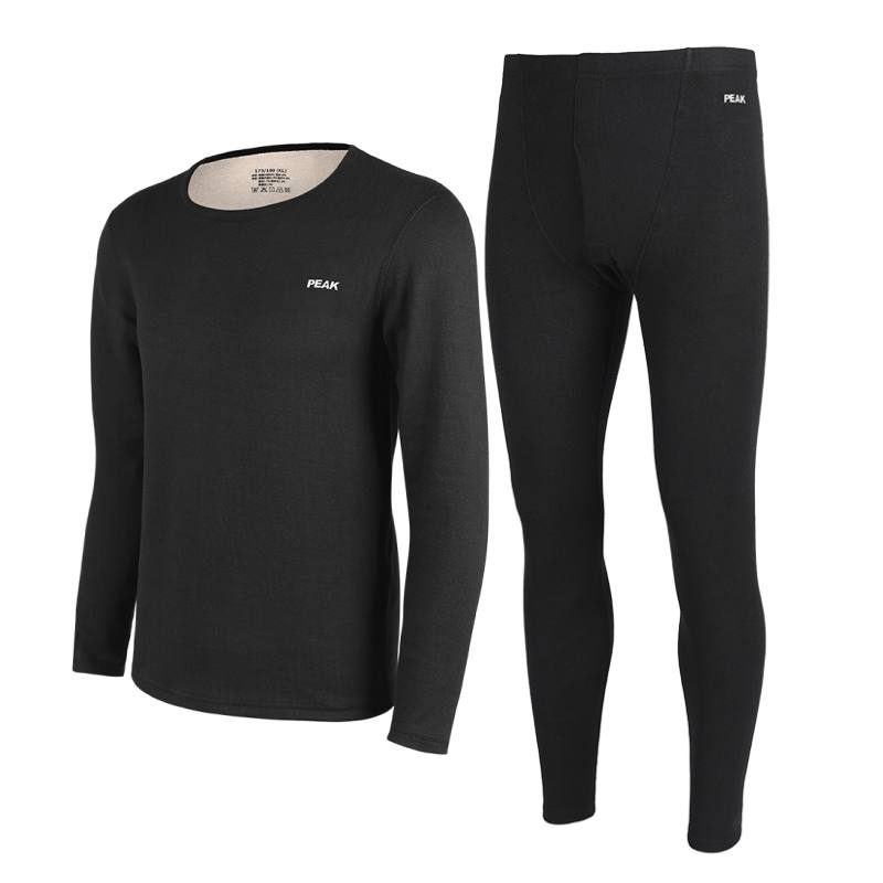 PEAK PEAK Thermal Set Men's Two Piece Set Black